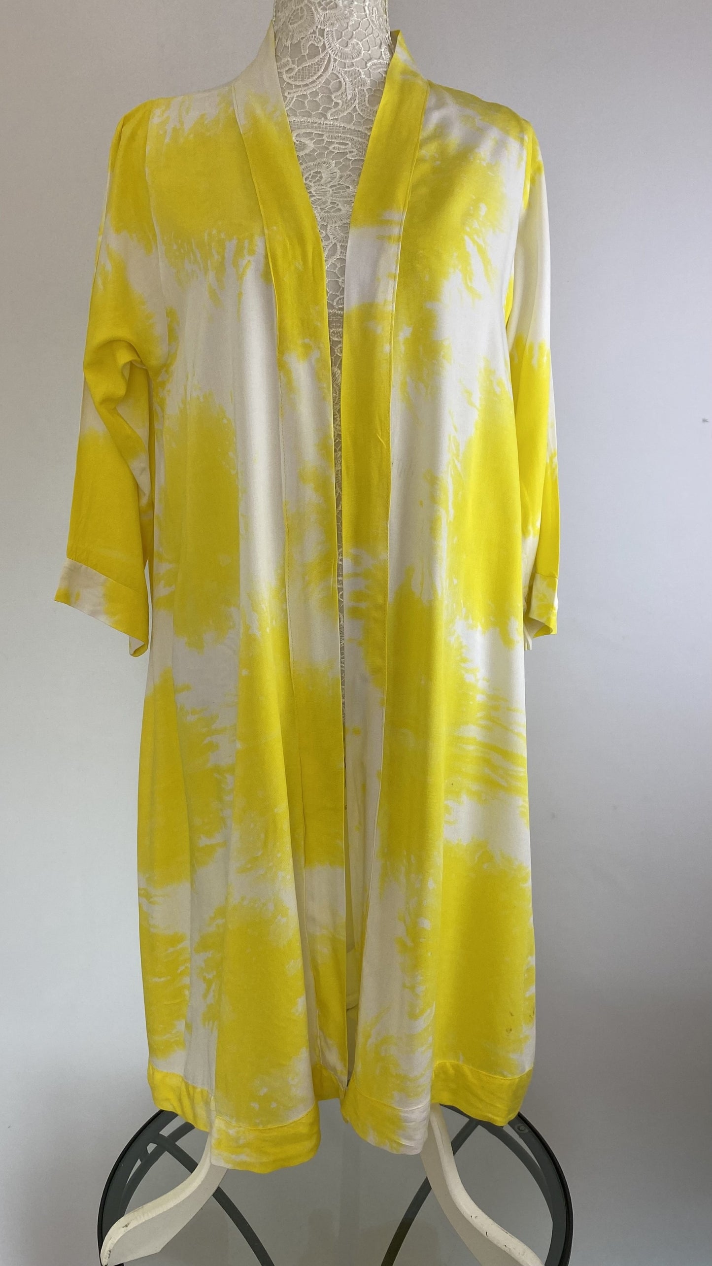 Organic matching dressing gown & long pants