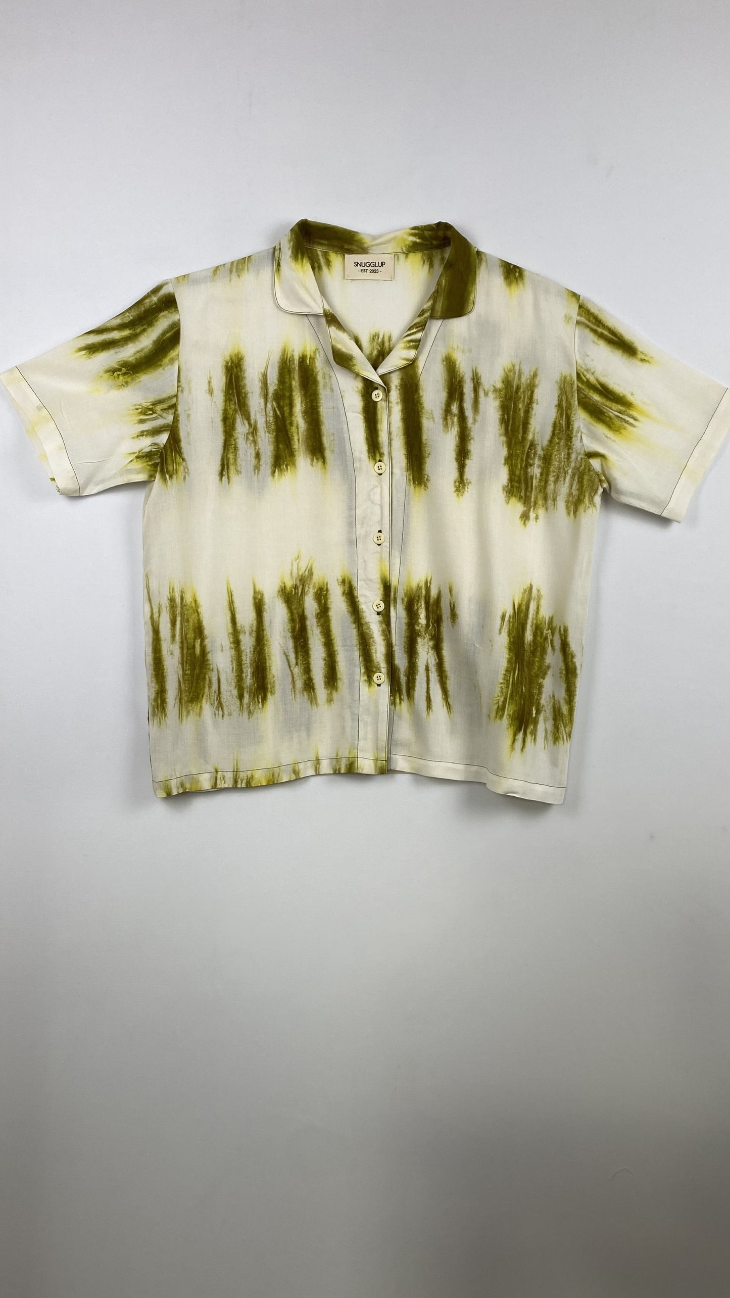 Natural tie-dye Short Sleeve & short pants pyjamas sets