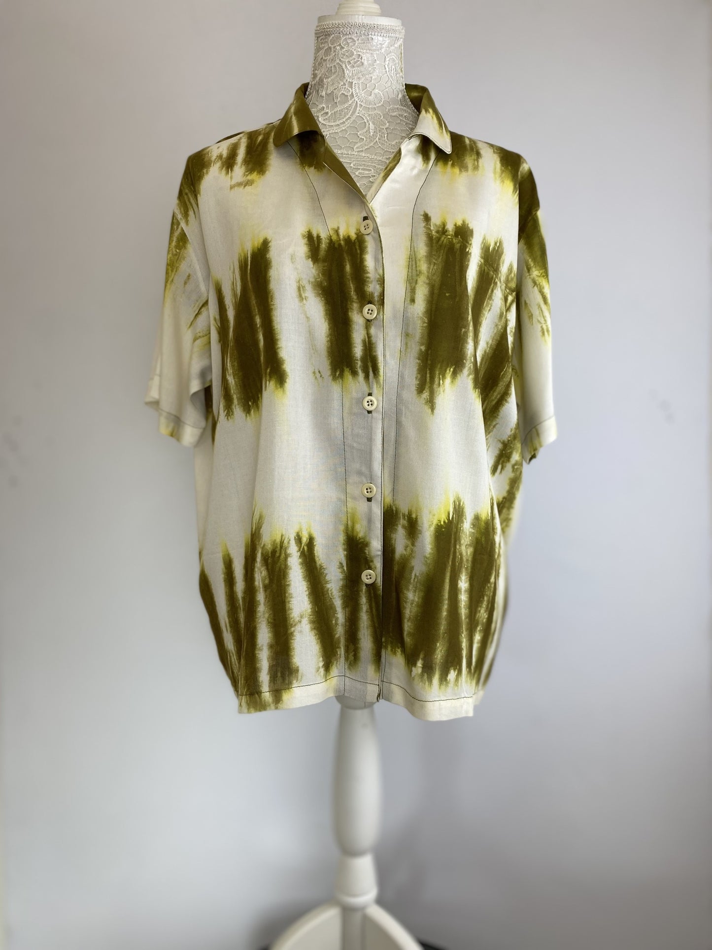 Natural tie-dye Short Sleeve & short pants pyjamas sets